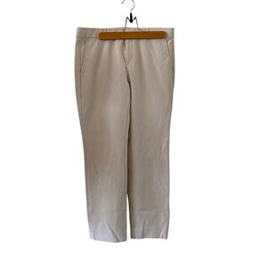 Banana Republic Women's Beige Straight-Leg Trousers